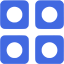 royal blue posterous spaces icon