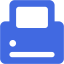 royal blue printer 5 icon