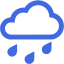 royal blue rain icon