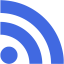 royal blue rss icon