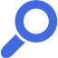 royal blue search 15 icon