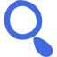 royal blue search 5 icon