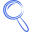 royal blue search 7 icon