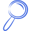 royal blue search 8 icon