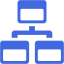 royal blue sitemap 2 icon