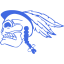 royal blue skull 66 icon