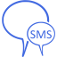 royal blue sms 2 icon