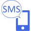 royal blue sms 3 icon