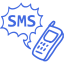 royal blue sms 5 icon