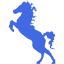 royal blue stallion icon