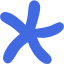 royal blue star 24 icon