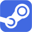 royal blue steam icon