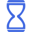 royal blue time 5 icon