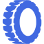 royal blue tire icon