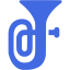 royal blue tuba icon