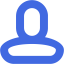 royal blue user 6 icon