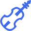 royal blue violin icon