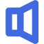 royal blue volume control 8 icon