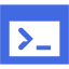 royal blue window command icon