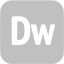 silver adobe dw icon