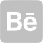 silver behance 3 icon