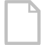 silver blank file icon