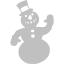 silver christmas 2 icon