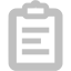 silver cllipboard icon