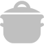 silver cooking pot icon