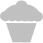 silver cupcake 6 icon