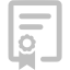 silver diploma icon