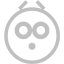 silver emoticon 37 icon