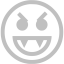 silver emoticon 46 icon