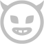 silver evil icon