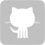 silver github 8 icon