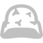 silver helmet icon