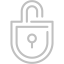 silver lock 6 icon