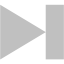 silver media step forward icon