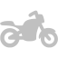 silver motorcycle icon