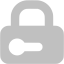 silver padlock 10 icon