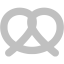 silver pretzel icon