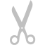 silver scissors 6 icon