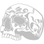 silver skull 24 icon