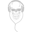 silver skull 34 icon