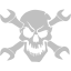 silver skull 42 icon