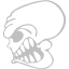 silver skull 59 icon