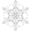 silver snowflake 18 icon