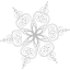 silver snowflake 29 icon