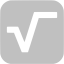 silver square root icon