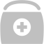 silver survival bag icon